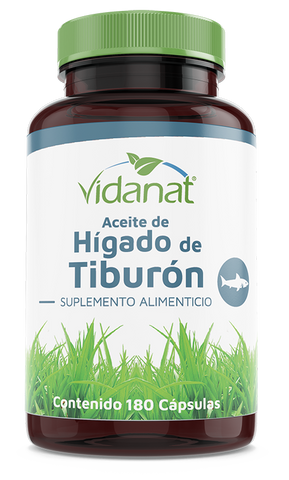 ACEITE DE HIGADO DE TIBURON 180CAP VIDANAT Auxiliar en Articulaciones