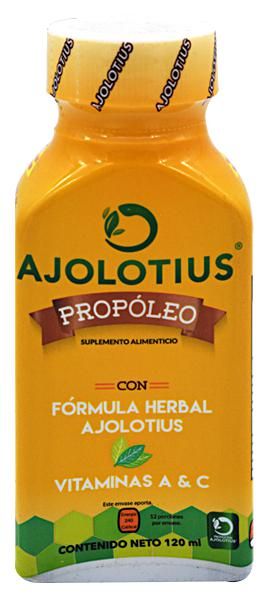 JARABE AJOLOTIUS  Con Propoleo 120 ml Auxiliar en Vias Respiratorias