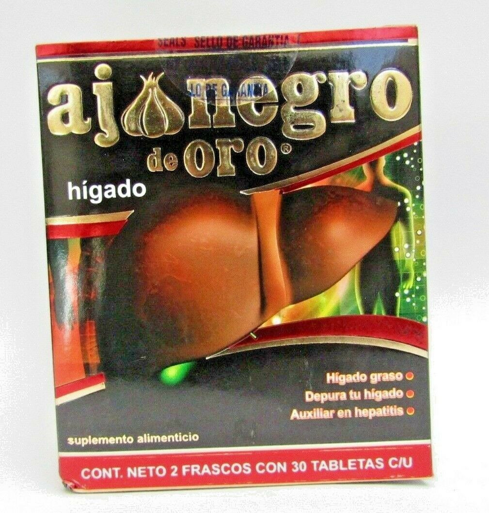 HIGADO Ajo Negro de Oro 60 tabletas