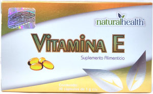 VITAMINA  E 500 30 PERLAS NATURAL HEALTH