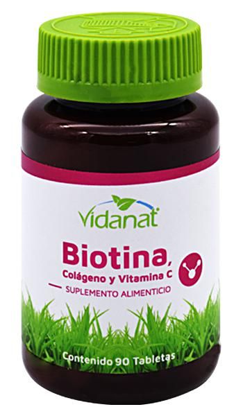 Biotin COLLAGEN AND VITAMIN C 90 TAB VIDANAT