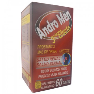 Andro men 60 tabletas Auxiliar en Salud Sexual