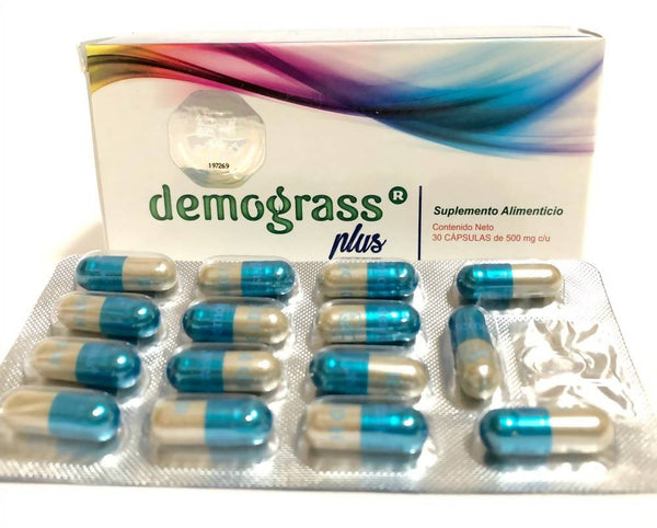 4 pack- Demograss Plus 120 Capsules Natural Dietary Supplement New Version EXP 2024