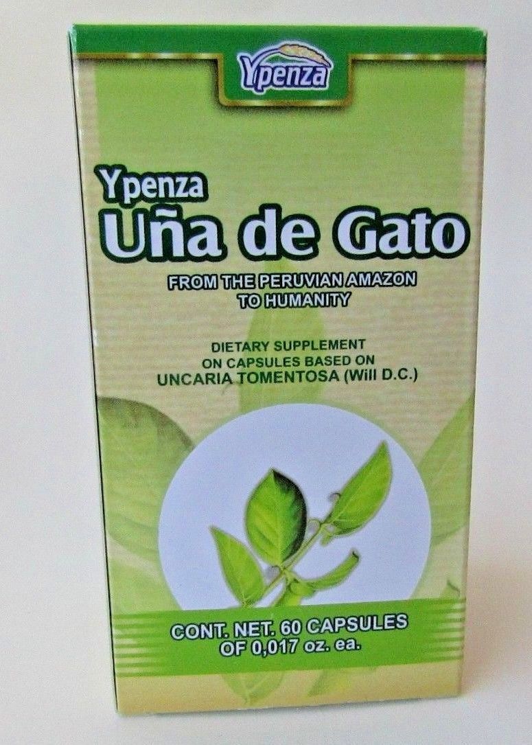 UÑA DE GATO De la Amazonia Peruana 60 Caps. Estimula el sistema Inmonologico