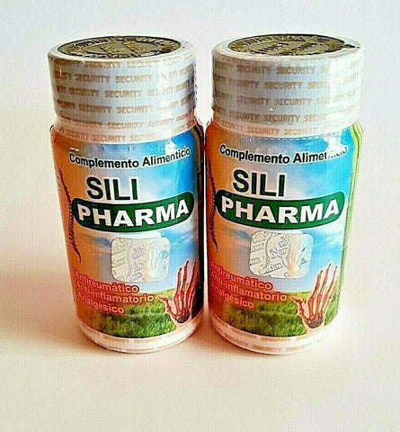 SILI Pharma anti-rheumatic anti-inflammatory.  2 Bottles. 20 on each bottle